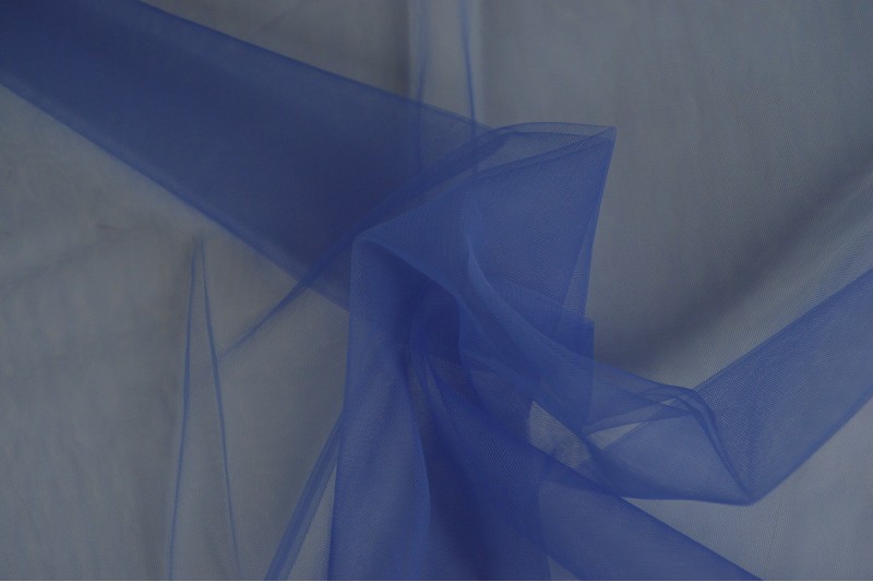 Tüll weich 15 blau