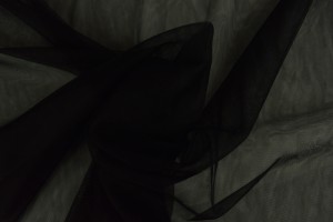 Tüll weich 03 schwarz