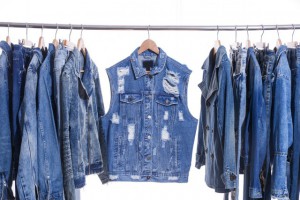 Jeansstoff Stretch ungewaschen 9 oz