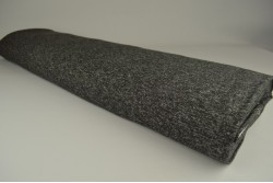 French Terry melange 03 schwarz