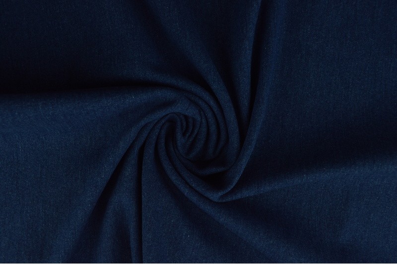 Gewaschene denim stretch - 01 - indigoblau