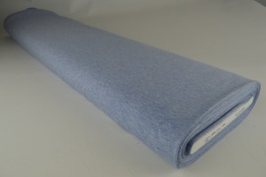 Baumwolle jersey m7 blau melange