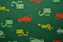 Cotton jersey print - wow 02-32 grün