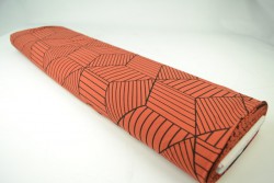 Cotton jersey print - wow 18-42 kupfer
