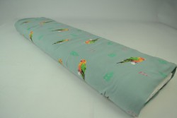 Cotton jersey print - wow 04-34 alt grün