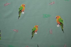 Cotton jersey print - wow 04-34 alt grün