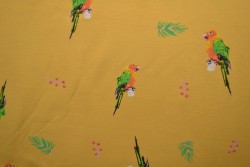 Cotton jersey print - wow 04-47 ocker