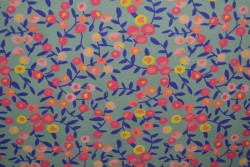 Cotton jersey print - wow 12-34 alt grün