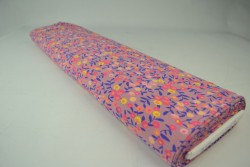 Cotton jersey print - wow 12-38 dunkel altrosa
