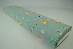 Cotton jersey print - wow 06-34 alt grün