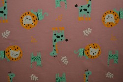 Cotton jersey print - wow 06-37 altrosa