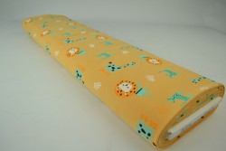 Cotton jersey print - wow 06-47 ocker