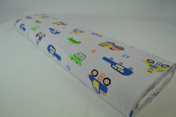 Cotton jersey print - wow 01-25 silbergrau