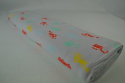 Cotton jersey print - wow 02-25 silbergrau