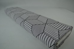 Cotton jersey print - wow 18-25 silbergrau