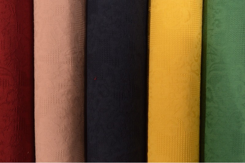 Farbkarte Baumwolle Jacquard