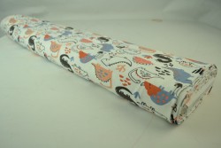 Cotton jersey print - wow 20-01 offwhite
