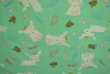 Cotton jersey print - wow 21-01 minzgrün