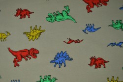 Cotton jersey print - wow 26-01 grau