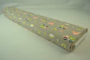 Cotton jersey print - wow 34-01 grau