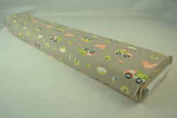 Cotton jersey print - wow 34-01 grau
