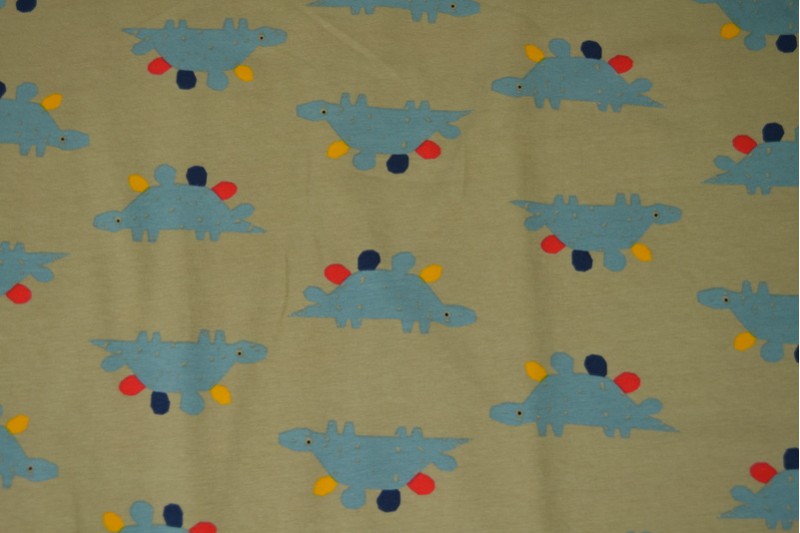 Cotton jersey print - wow 35-01 taupe