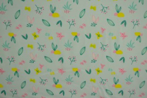 Cotton jersey print - wow 37-01 silbergrau