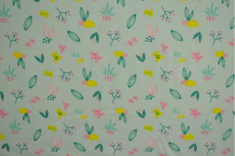 Cotton jersey print - wow 37-01 silbergrau
