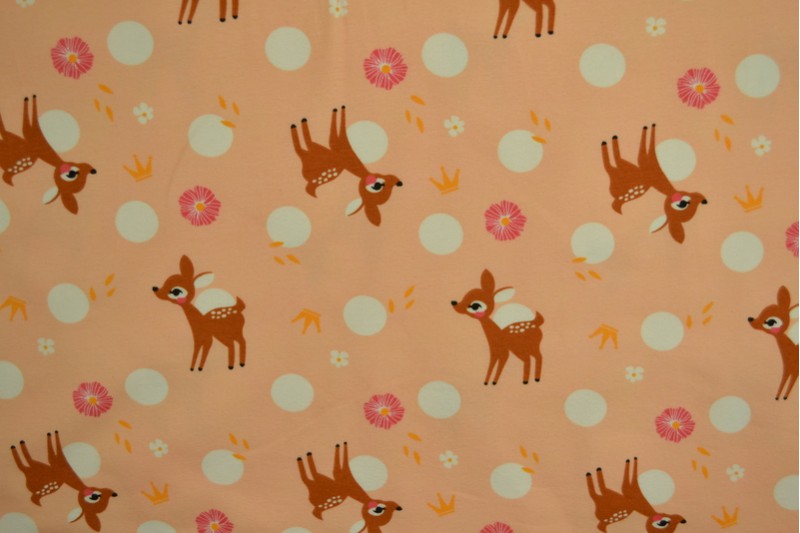 Cotton jersey print - wow 41-01 lachsrosa