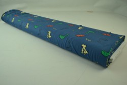 Cotton jersey print - wow 42-01 dunkelblau