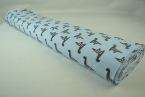 Cotton jersey print - wow 44-01 baby blau