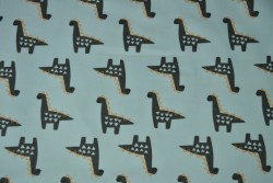 Cotton jersey print - wow 44-01 baby blau
