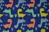 Cotton jersey print - wow 45-01 blau