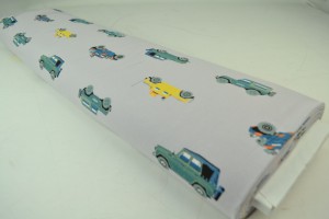 Cotton jersey print - wow 68-25 silbergrau