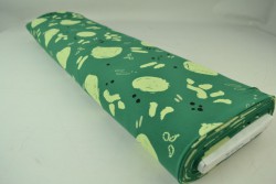 Cotton jersey print - wow 67-32 grün