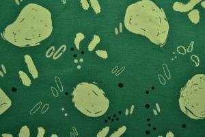 Cotton jersey print - wow 67-32 grün