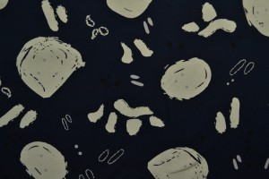 Cotton jersey print - wow 67-49 navy