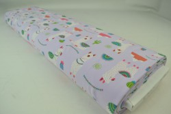 Cotton jersey print - wow 65-21 lavendel