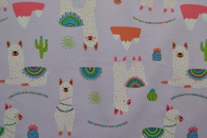 Cotton jersey print - wow 65-21 lavendel