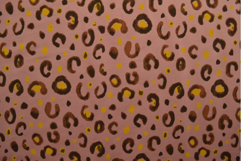 Cotton jersey print - wow 63-37 altrosa