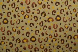 Cotton jersey print - wow 63-39 beige
