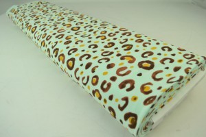 Cotton jersey print - wow 63-41 minzgrün