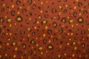 Cotton jersey print - wow 63-42 kupfer
