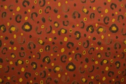 Cotton jersey print - wow 63-42 kupfer