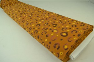 Cotton jersey print - wow 63-44 dunkel ocker