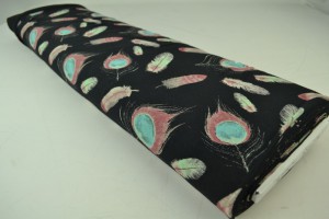 Cotton jersey print - wow 62-03 schwarz