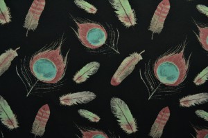 Cotton jersey print - wow 62-03 schwarz