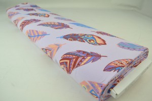 Cotton jersey print - wow 61-21 lavendel
