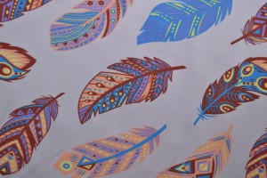 Cotton jersey print - wow 61-21 lavendel
