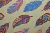 Cotton jersey print - wow 61-22 champagner